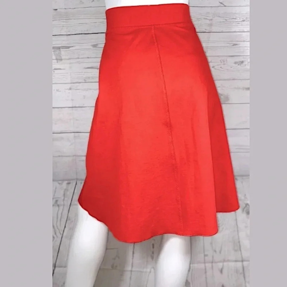 NWT Ann Taylor women’s stretch A line skirt knee length size small petite - Picture 3 of 5